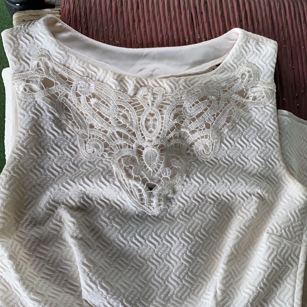 Teeze Me Juniors Size 1 ivory dress